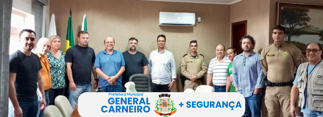 Gabinete do Prefeito e Vereadores Discutem Ações para Fortalecer a Segurança Pública em General Carneiro