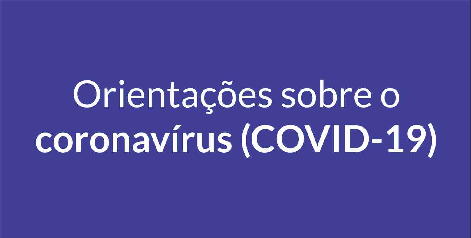Secretaria Municipal de Saúde orientações Covid-19