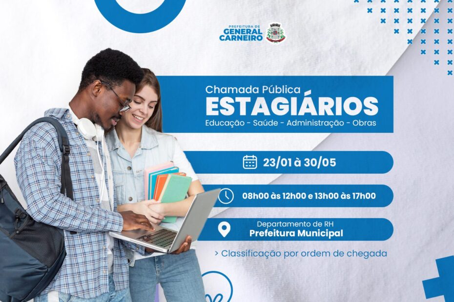 General Carneiro abre Chamada Pública para Estagiários. Confira o edital: