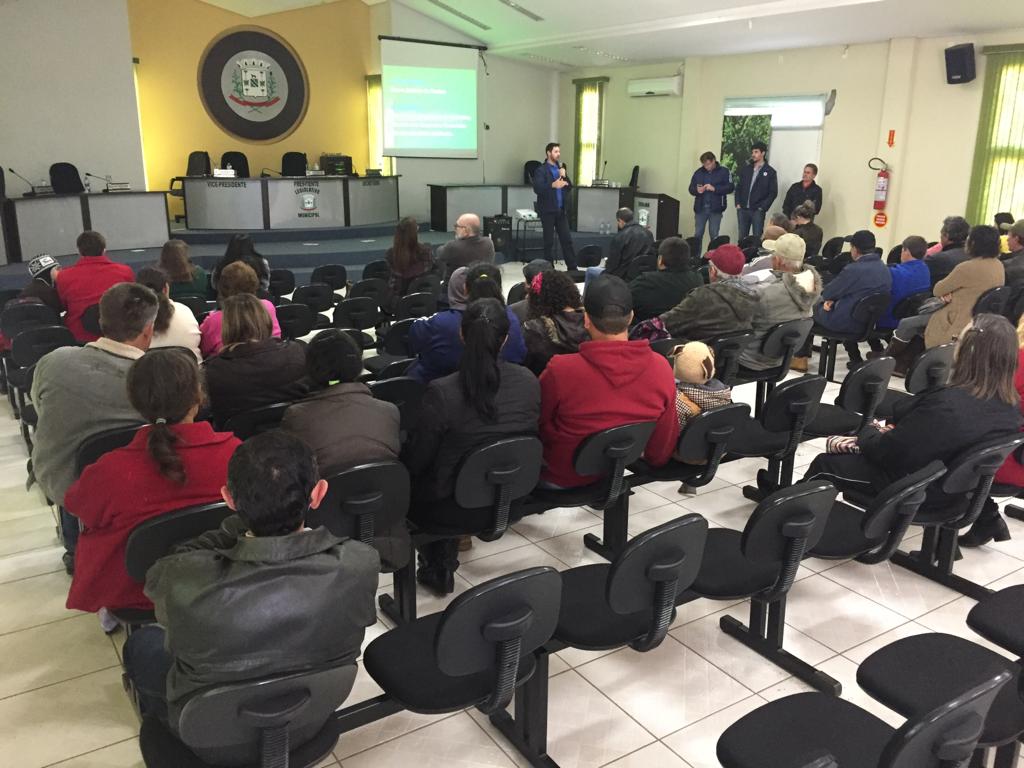 Palestra sobre cultivo e manejo da erva mate