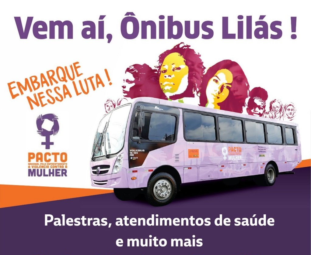 General Carneiro vai receber ‘Ônibus Lilas’ para atendimento ás mulheres