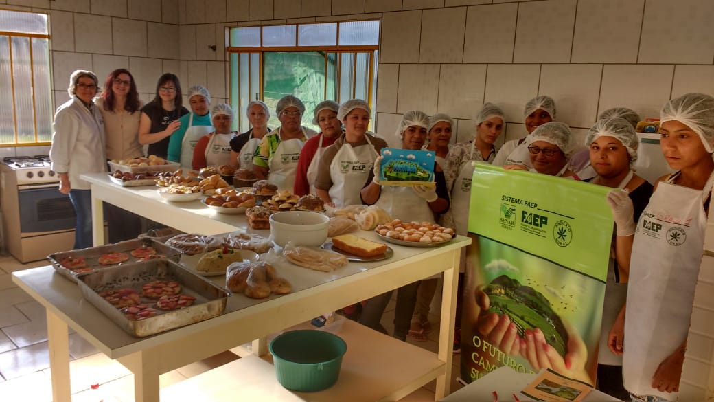 General Carneiro realiza curso de Panificação Caseira em parceria com o SENAR e Família Paranaense