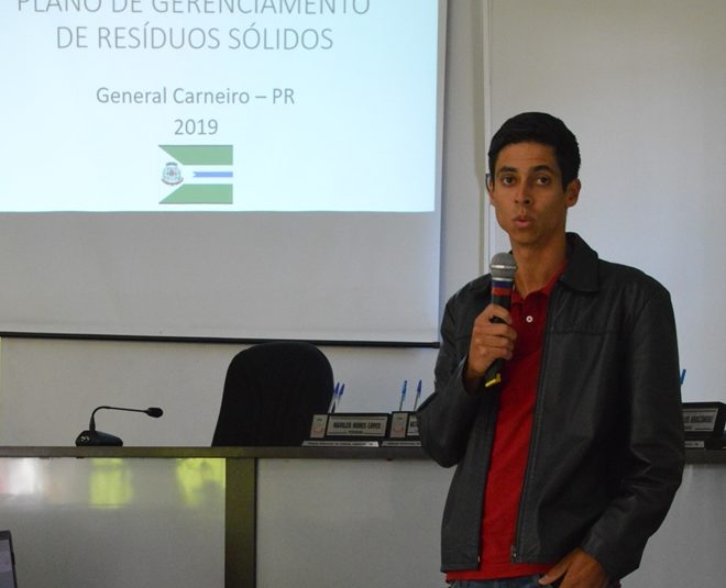 Prefeitura de General Carneiro apresenta Plano Municipal de Gerenciamento de Resíduos Sólidos