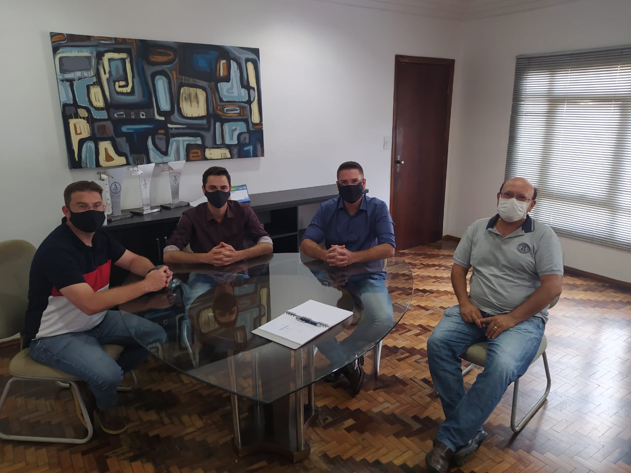 Prefeito Joel recebe Visita de Rodrigo Rossoni