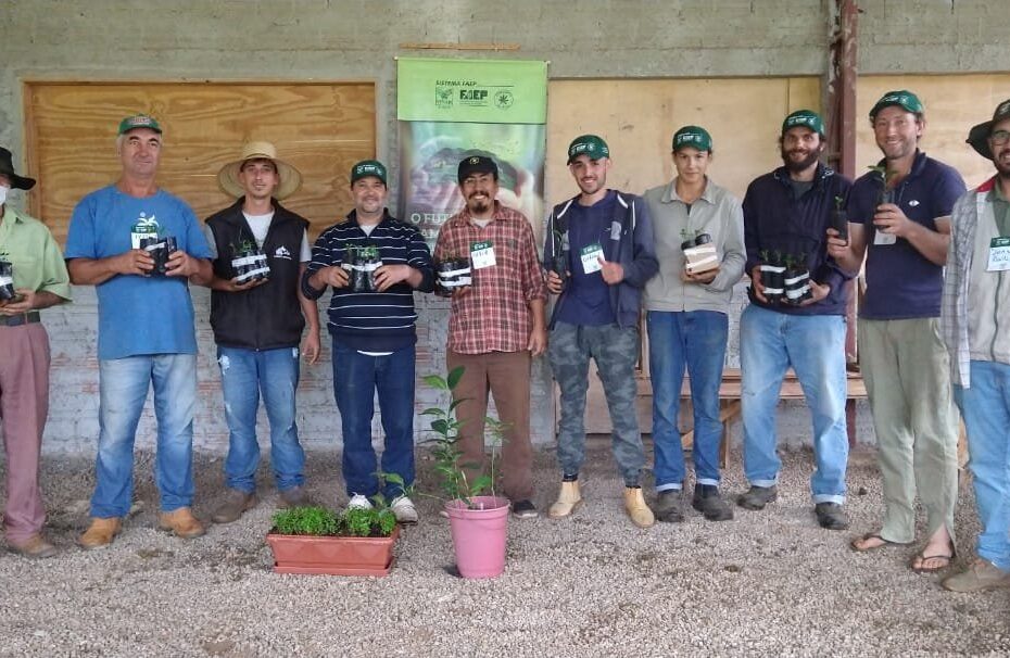 Produtores Rurais realizam curso de Produção de Mudas de Erva-Mate na localidade de Santa Lídia. Confira: