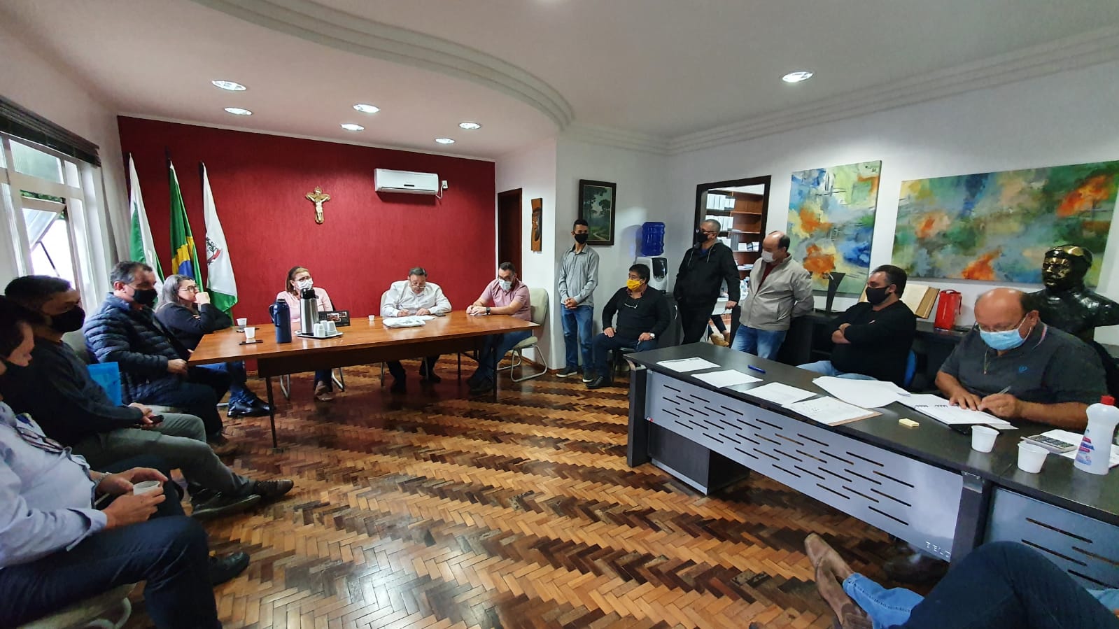 Visita do Deputado Estadual Hussein Bakri ao Município