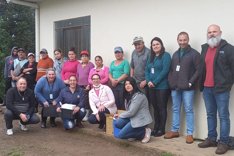 Secretarias de Assistência Social e Saúde visitam Aterro Sanitário para dialogar e repassar informações.