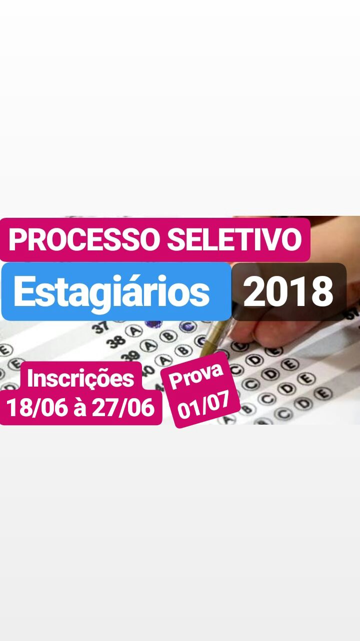 PRIMEIRA RETIFICAÇÃO DO EDITAL Nº 003/2018 – PROCESSO SELETIVO PARA ESTAGIÁRIOS