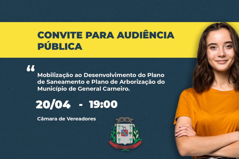CONVITE PARA AUDIÊNCIA PÚBLICA