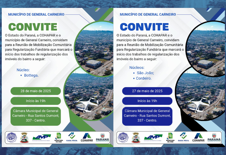 Reunião de Mobilização Comunitária para Regularização Fundiária